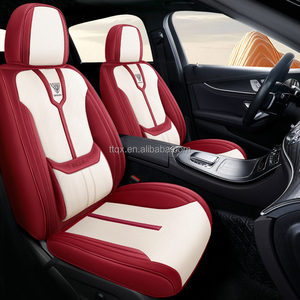 Eleganti Coprisedili Universali Rosso-Bianchi Traspiranti per <span class=keywords><strong>Chevrolet</strong></span> Cruze Equinox Malibu <span class=keywords><strong>Trax</strong></span>, <span class=keywords><strong>Accessori</strong></span> Protettivi per Interni - Product Image 1