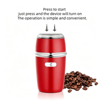 Moulin à café électrique à meules coniques en acier inoxydable personnalisable avec écran LED, portable pour usage domestique, hôtelier et commercial, pour poudre alimentaire