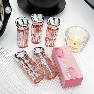 Nueva moda regalo de Navidad esencia hidratante cristal brillante labio esmalte Gege oso etiquetado espejo <span class=keywords><strong>transparente</strong></span> brillo de labios - Product Image 5