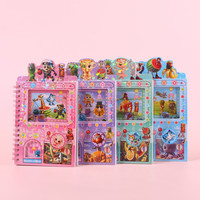 Cuaderno Espiral A5 con Diseño de Dibujos Animados, Cubierta 3D, Ideal para Niños, para la Escuela y la Escritura Diaria, Papelería al por Mayor, Regalo