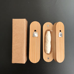 <span class=keywords><strong>Fil</strong></span> <span class=keywords><strong>dentaire</strong></span> écologique à base de plantes 30m, <span class=keywords><strong>compostable</strong></span>, en amidon de maïs, avec support en bambou, biodégradable, en verre, Candelilla Laser - Product Image 1