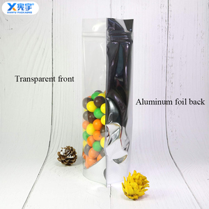 Sachet Doypack Personnalisé avec Logo, Transparent d'un Côté, en Feuille d'Aluminium, Anti-Humidité, en Plastique PE, pour Stockage Alimentaire (Noix, Bonbons, Café) - Product Image 2