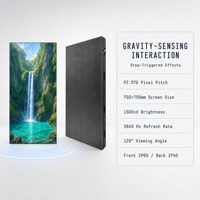 Écran de sol LED interactif Vishow5.0 d'intérieur P2.976 à détection de gravité, luminosité 1500 cd, garantie 2 ans, résolution 84x84