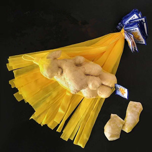 Sac filet alimentaire le plus vendu pour le stockage des oignons, de l'ail et du gingembre, base carrée, haute élasticité, rangement facile, couleur et taille personnalisables - Product Image 3