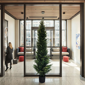 UV Kháng 170Cm Ngoài Trời Nhân Tạo Nhà Máy Tuyết Tùng Cypress Cây Nhựa Nhân Tạo Thông Mô Phỏng Cho Giáng Sinh Lễ Kỷ niệm - Product Image 6