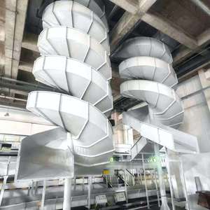 Luhui Modular tải máng bưu kiện hộp phân loại máy băng tải trọng lực tự lái xoắn ốc máng thích ứng phức tạp cao tầng không gian - Product Image 1