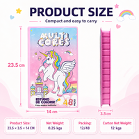 Ensemble d'art pour enfants, fournitures artistiques, ensemble d'art 48 pièces, peinture pour enfants, boîtes de couleurs pour enfants, ensembles de coloriage professionnels LT73401