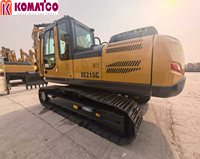 Excavatrice sur chenilles hydraulique chinoise de 21 tonnes et 22 tonnes, modèle Xe215c XE215G, fabriquée en Chine avec pièces de rechange à vendre