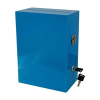 Großhandel Fabrik Transparente Maßgefertigte Acryl-Lieferbox/Stimmzeltbox/Spendenbox mit Kette