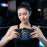 Refroidisseur de téléphone magnétique F27, clip de refroidissement semi-conducteur, lumière RGB, accessoire de refroidissement pour jeux, pour smartphone