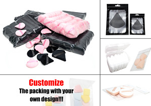 Hộp Đựng Phấn Trang Điểm Hình Tam Giác Mặt Có MOQ Thấp Kèm Mút Trang Điểm Có Logo - Product Image 6