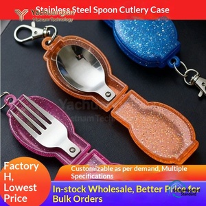 Stainless Steel Spoon Fork Set SUS304 Portable Tableware for Outdoor Use - Product Image 2