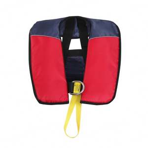 เสื้อชูชีพเป่าลมคุณภาพสูงแบบช่องลมเดี่ยวและคู่ ได้รับมาตรฐาน CE สำหรับผู้ใหญ่ แรงลอย 275N - Product Image 3