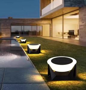 Lámpara <span class=keywords><strong>Solar</strong></span> LED para Jardín con Control Remoto, Batería Recargable, para Portones de Villas, Pilares, Caminos, con Diseño de Cesta de Fuego, Clasificación IP65 - Product Image 3
