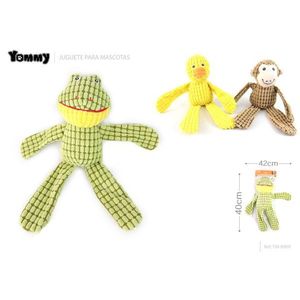 Jouet pour chien en peluche Yommy, grenouille, 40 cm, jouet interactif pour animaux de compagnie - Product Image 1