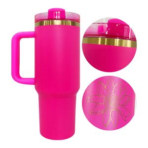 Vasos de Café con Asa, Recubiertos en Polvo con Logotipo Personalizado H2.0, Chapados en Oro de 40 oz, para Grabar - Product Image 4