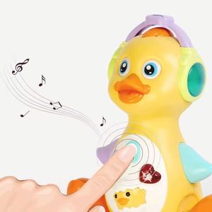 New Baby <b>Musical</b> Duck Toy Dancing Crawling Tummy Time Light up Infant Toys - Product Image 6