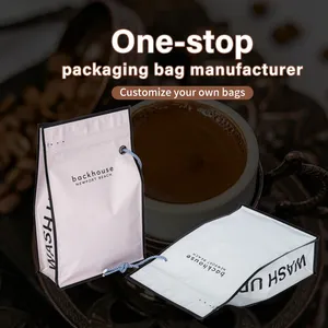 Sacos de café com selo térmico para chá vazio com estampa personalizada 250g 500g 1000g Saco de grãos de café personalizado