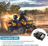 Boîtier CDI DC 6 broches haute performance et économique avec faisceau de câblage pour moteur vertical CG125 150 200 250cc, VTT, kart, moto tout-terrain, scooter