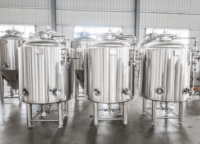 Réservoir à bière brillant en acier inoxydable de 1000 L pour pub