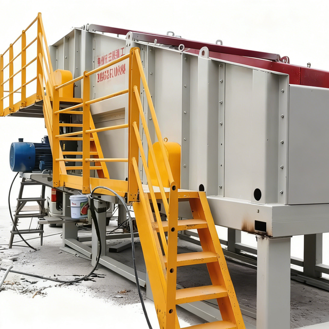 SANLIAN SL Ballistic Separator Waste Sorting Machine Motor 3D Bouncing Screen for Construction Municipal Solid Waste Separation