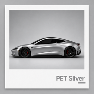 Vinilo Adhesivo para Automóviles, Color Plateado Oscuro, PET de Alto Brillo, con Liberación de Aire, Autoadhesivo, Rollo Completo para Envolver el Automóvil, Película que Cambia de Color, PPF - Product Image 1