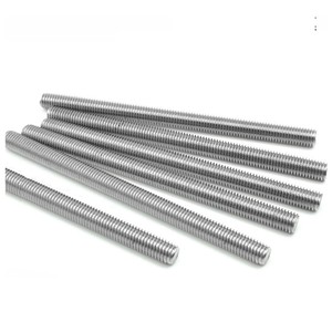 Varilla Roscada Métrica de Acero Aleado M18x600mm, Barra Roscada Completa con Acabado en Zinc/Negro para Construcción - Product Image 1