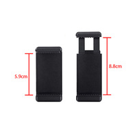 Support de pince pour téléphone portable PC avec accessoires de support rotatif pour caméra d'action Selfie Stick Monopode