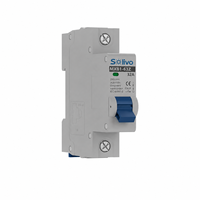 Interruptor de Circuito de CC Solivo 250V 1P 16A 6kA de Alta Capacidad de Ruptura, MCB Solar Fotovoltaico MXB1-63Z