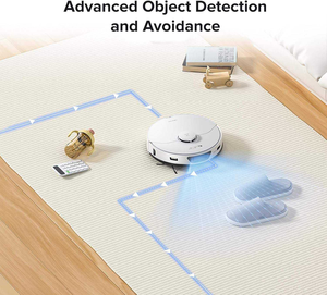<span class=keywords><strong>Robot</strong></span> aspirateur Roborock <span class=keywords><strong>S7</strong></span>, aspiration 5500Pa, USB, LDS LiDAR, contrôle par application, nettoyage domestique humide/sec, serpillière sonique, balayage d'obstacles, serpillière, hôtel - Product Image 4