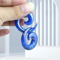 Tapers d'oreille en acrylique style punk en spirale pour l'élargissement des oreilles, bijoux corporels, dilatateurs d'oreille type escargot, tunnels et calibres d'oreille 1.6mm-20mm, piercing d'oreille