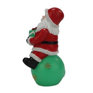 Material de resina hecho a mano, diseño 3D de Papá Noel con <span class=keywords><strong>Memu</strong></span> para decoración de escritorio - Product Image 3