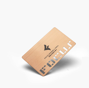 Las mejores tarjetas de visita de metal oro rosa - Product Image 5