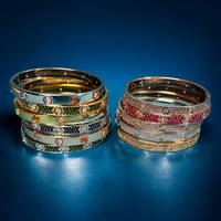 Bracelet de luxe de marque, design pavé de diamants CZ, bracelet à visser, bracelet d'amour, bijoux de mode pour femme