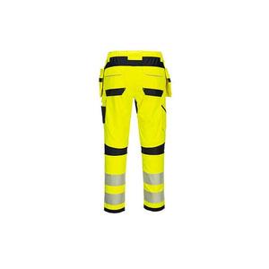 PORTWEST - FR407YBR28 PW3 FR Pantalon avec étui haute visibilité jaune/noir-EAN 5036108397440 WORKWEAR RÉSISTANT AUX FLAMMES - Product Image 2