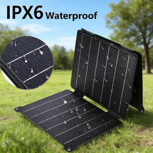 แผงโซลาร์เซลล์แบบโมโนคริสตัลไลน์ประสิทธิภาพสูง 20 วัตต์ สีดำ พกพาสะดวก ยี่ห้อ Alecter Solar สำหรับการชาร์จที่เชื่อถือได้ ใช้ได้ในกรณีฉุกเฉิน แคมป์ปิ้ง และกิจกรรมกลางแจ้ง - Product Image 5