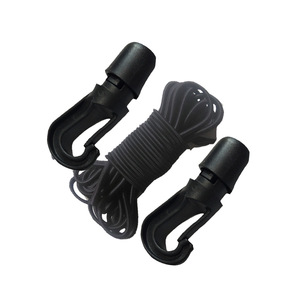 Ensemble de cordes élastiques rondes en caoutchouc de 8 mm de diamètre avec crochet en acier pour usage extérieur - Product Image 3