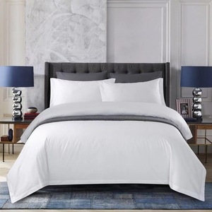 Ensemble <span class=keywords><strong>de</strong></span> draps <span class=keywords><strong>de</strong></span> <span class=keywords><strong>lit</strong></span> 4 pièces pour hôtel, doux, sans plis, couleur unie, style simple, lavable en machine, taille Queen - Product Image 4