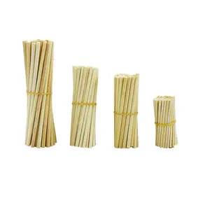 Wholesale Disposable Ice Cream Sticks Round Diy Natural Bamboo Popsicle Craft Sticks