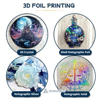 Fabricant de ruban adhésif PET holographique haut de gamme à impression personnalisée, ruban PET transparent pour journalisation