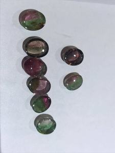 Tcare — Cabochons colorés Tourmaline - Bi Color, Cabochons de Tourmaline multicolore - Product Image 4