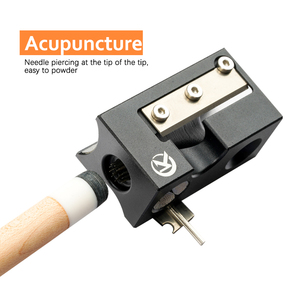 Konllen Biljart Pool Cue Tip Reparatie Tool 8 In 1 Multifunctionele Cue Tip Voor 9.5-13.2Mm Tip Biljart accessoires - Product Image 5