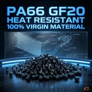 เม็ดพลาสติกวิศวกรรม FUXI Premium Heat Resistant PA66 GF20 ทนความร้อนสูง สำหรับระบบระบายความร้อนยานยนต์ FXstems และถังหม้อน้ำขนาดใหญ่ - Product Image 1
