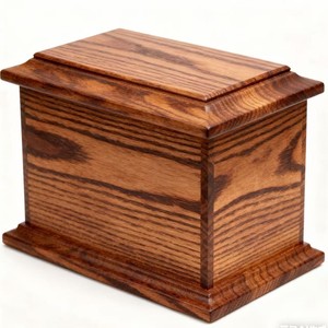 Pet Wooden Cremation <b>Urn</b> Rectangle 28x20x22 Durable For <b>Cat</b> Dog Burial - Product Image 4