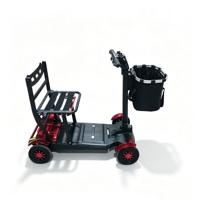 Scooter électrique intelligent tout-terrain à quatre roues OEM pas cher pour personnes âgées et handicapées, avec télécommande, léger et adapté à l'extérieur