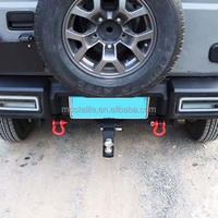 Nouvelles pièces de carrosserie en acier accessoires de pare-chocs arrière barre de remorquage d'attelage de remorque en acier boule de remorquage pour accessoires Suzuki Jimny JB64 JB74