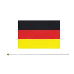 Impression recto verso personnalisée Tous les pays National Polyester 14x21cm Allemagne Main Drapeau - Product Image 3