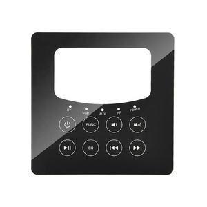 Factory Customized Smart Home Control Panel Display <b>Cover</b> Tempered Glass Screen Printed 3M Adhesive Backing Gym Kitchen Bathroom - Product Image 4