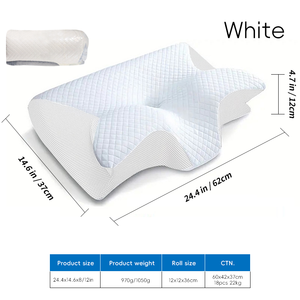 Cuscino Ortopedico Ipoallergenico YUE RISE a Lento Ritorno con Confezione Personalizzata Gratuita per Rivenditori - Product Image 5