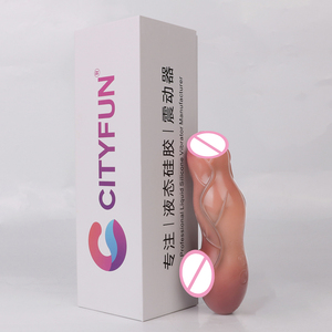 FAAK 13 cm <span class=keywords><strong>Vibrator</strong></span> untuk wanita masturbasi 10 frekuensi getaran Vagina stimulasi silikon cair Dildo simpul - Product Image 4